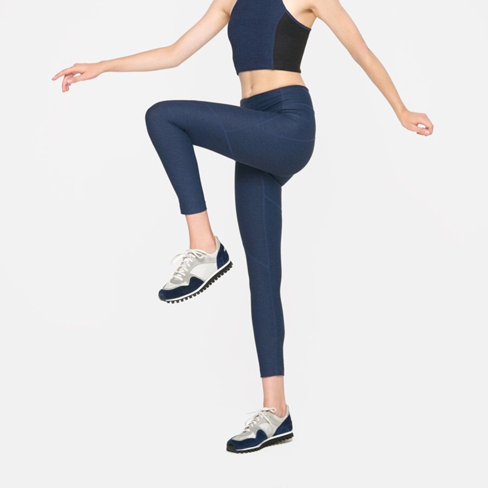 Outdoor Voices 3/4 Navy Warmup Legging